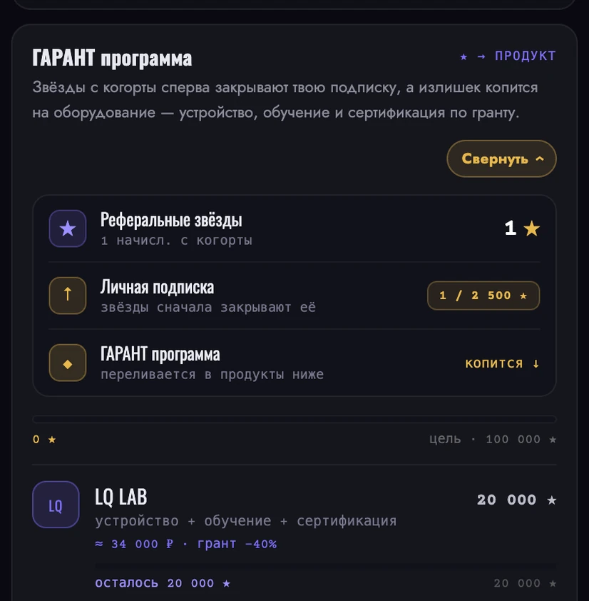 Программа ГАРАНТ в развёрнутом виде