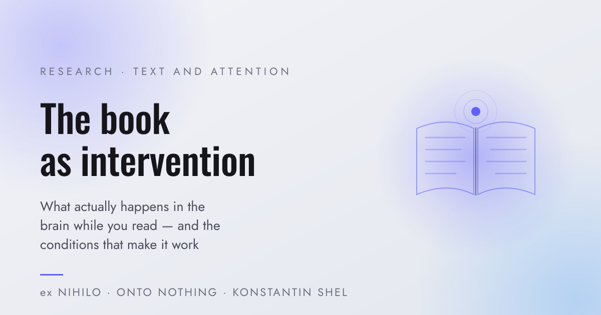 The book as intervention — article cover