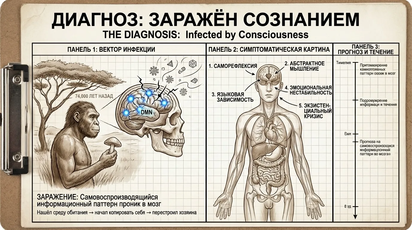 Siamo stati infettati dalla coscienza — il virus dei simboli