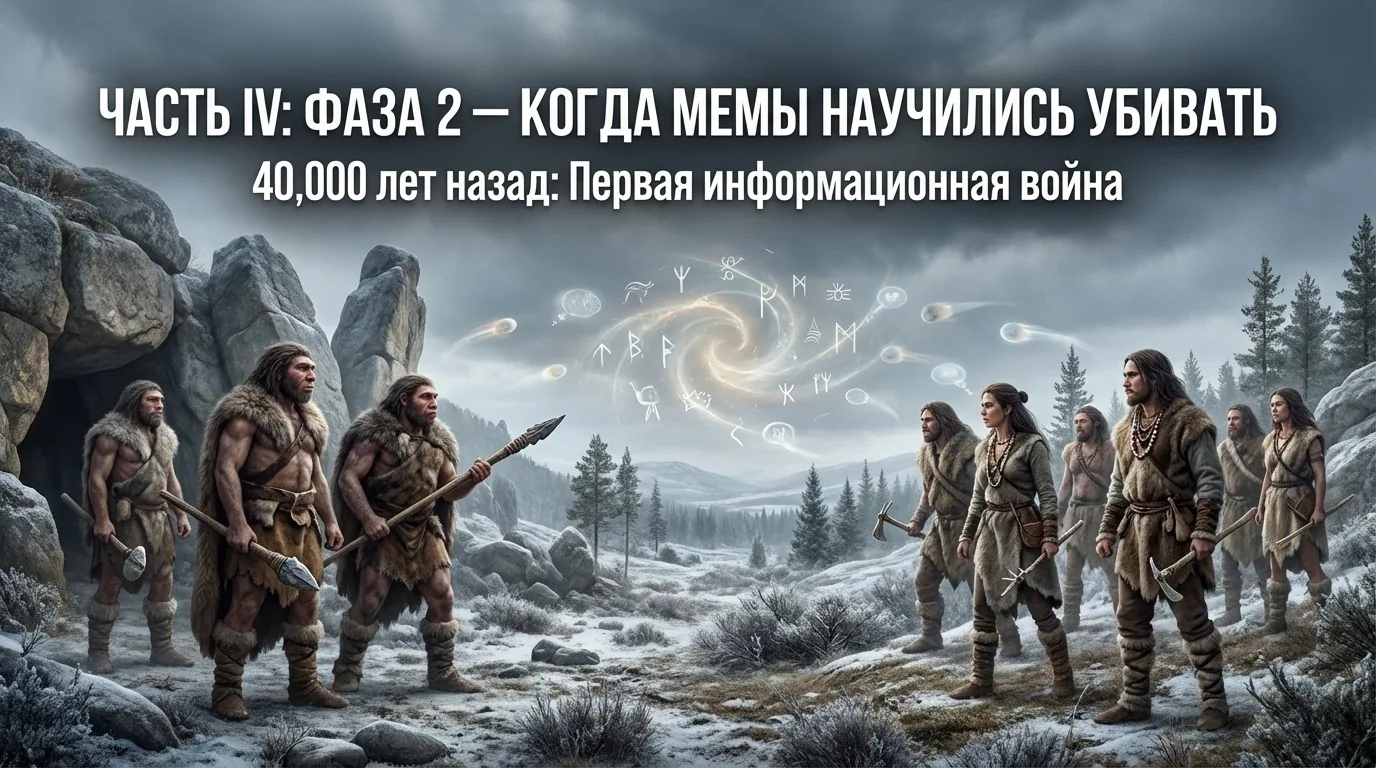 Sapiens contro Neandertal — la prima guerra informazionale