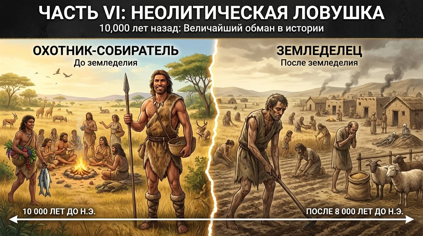 La Rivoluzione Neolitica — l'agricoltura addomestica l'essere umano