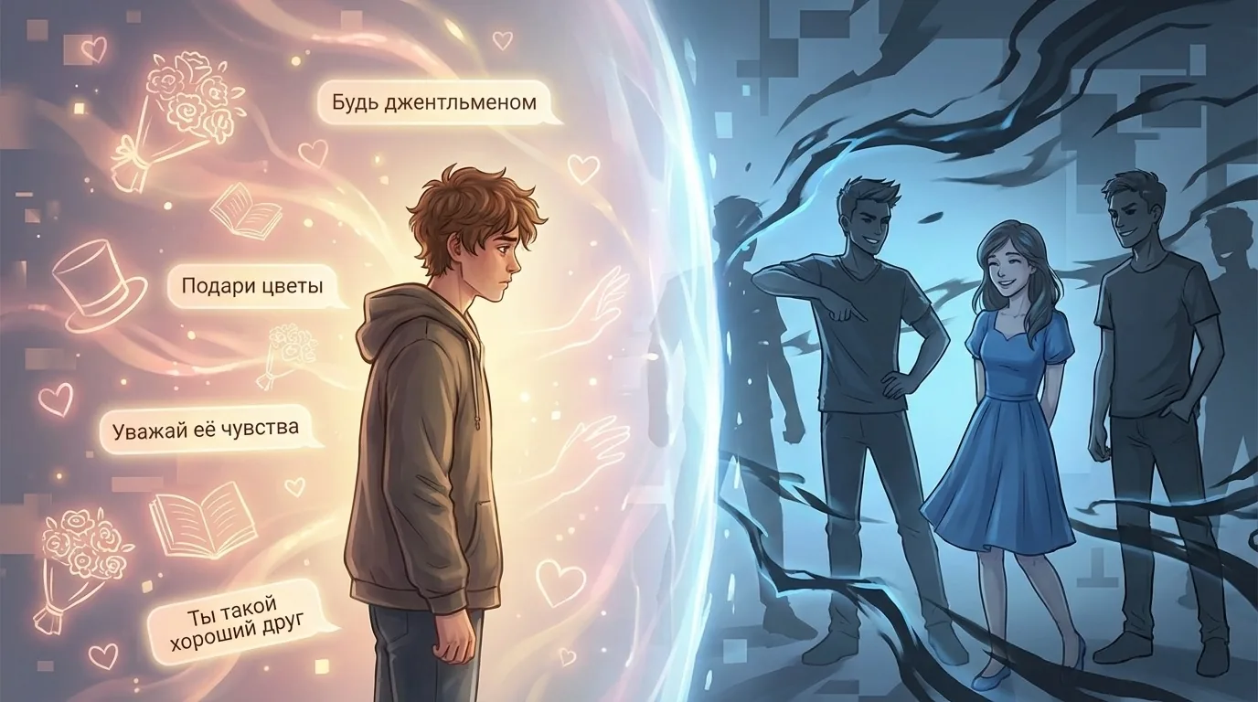 Un adolescente davanti al muro dell'incomprensione